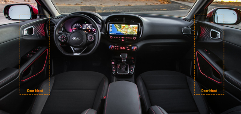 KIA Soul (SK3) 도어 무드 램프